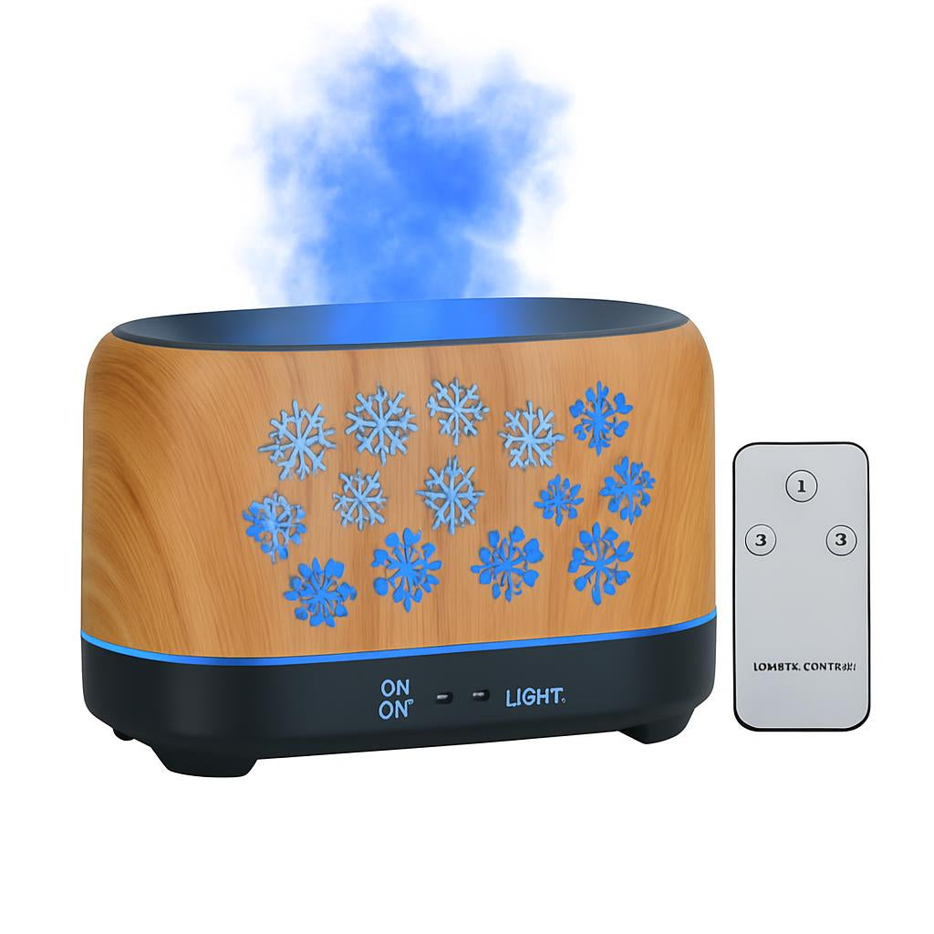 Aromatherapy Essential Oil Diffuser with LED Lights and Remote Control