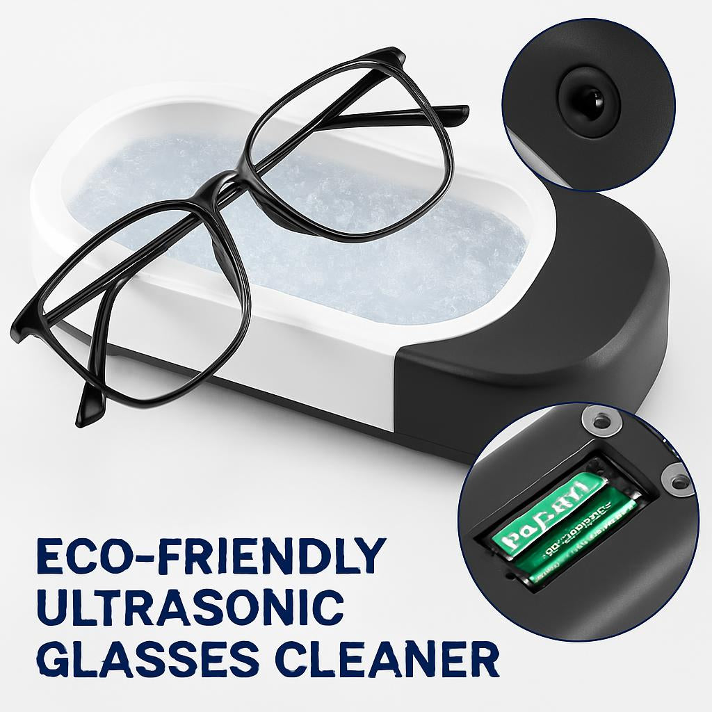 Eco-Friendly Ultrasonic Glasses Cleaner