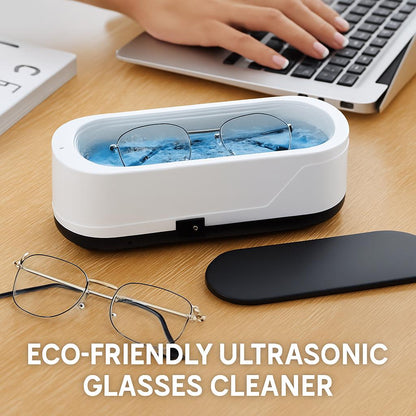 Eco-Friendly Ultrasonic Glasses Cleaner
