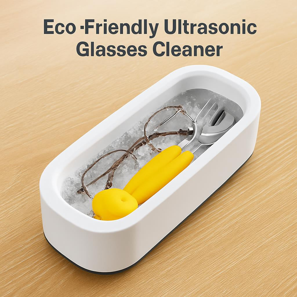 Eco-Friendly Ultrasonic Glasses Cleaner