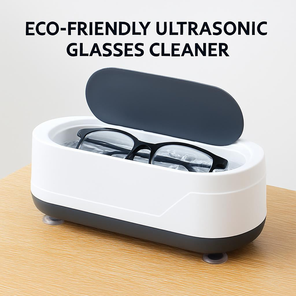 Eco-Friendly Ultrasonic Glasses Cleaner
