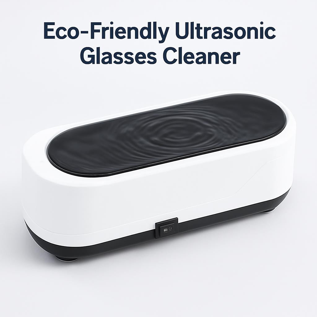 Eco-Friendly Ultrasonic Glasses Cleaner