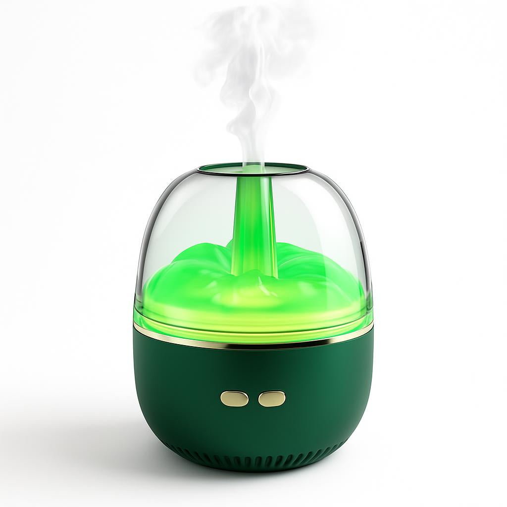 Eco-Friendly Aromatherapy Humidifier with Colorful Lights