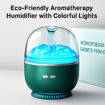 Eco-Friendly Aromatherapy Humidifier with Colorful Lights