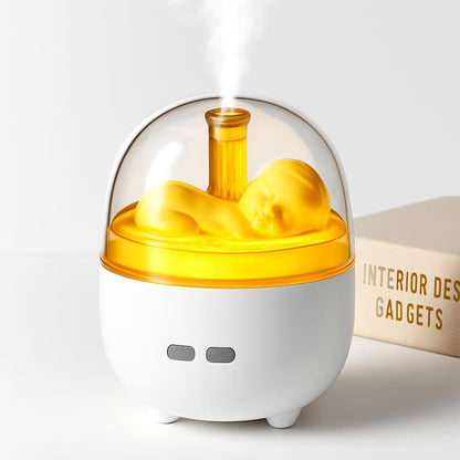 Eco-Friendly Aromatherapy Humidifier with Colorful Lights