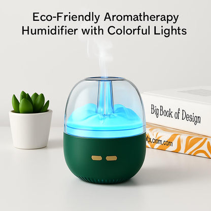 Eco-Friendly Aromatherapy Humidifier with Colorful Lights