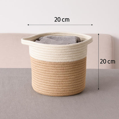 Eco-Friendly Hand Woven Storage Basket for Clothes & Toys