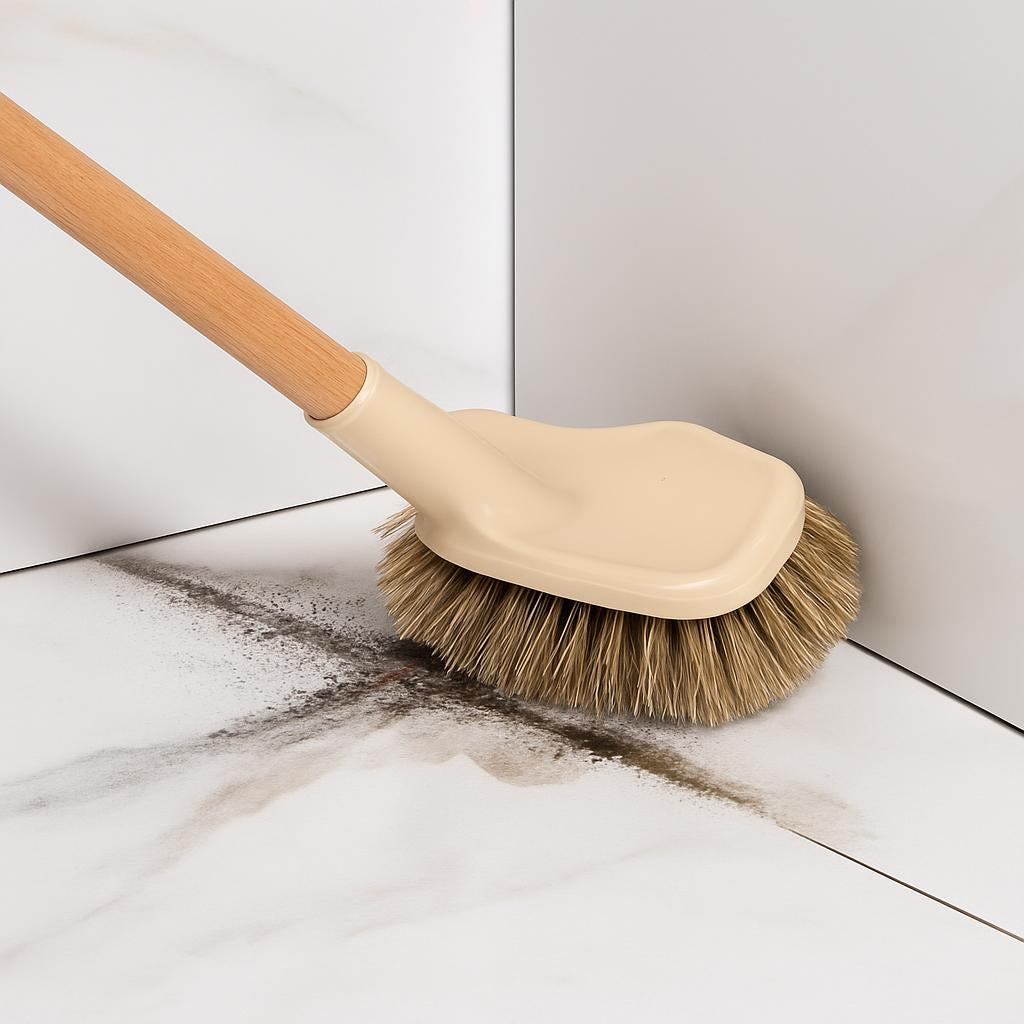 Eco-Friendly Wooden Toilet Brush with Natural Bristles