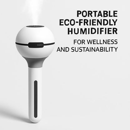 Portable Eco-Friendly Humidifier for Wellness and Sustainability