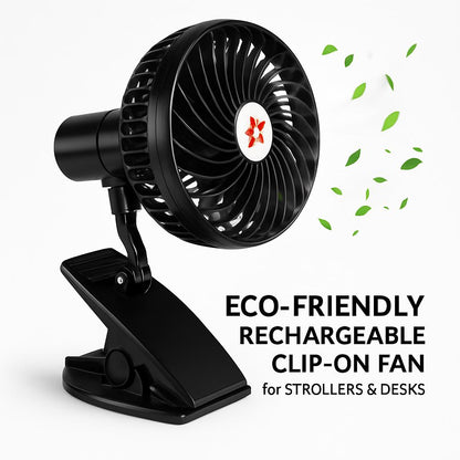 Portable Energy-Efficient Clip-On Fan