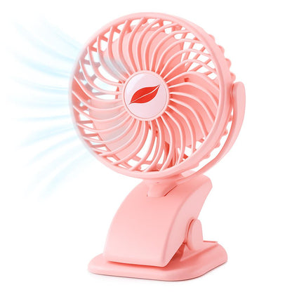 Eco-Friendly Rechargeable Clip-On Fan for Strollers & Desks