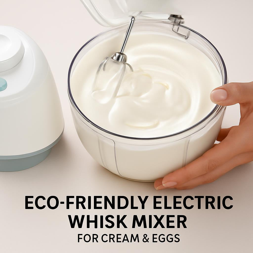 Eco-Friendly Electric Whisk Mixer for Cream & Eggs