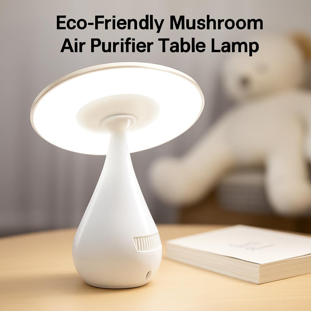 Energy-Efficient Teardrop LED Table Lamp in White