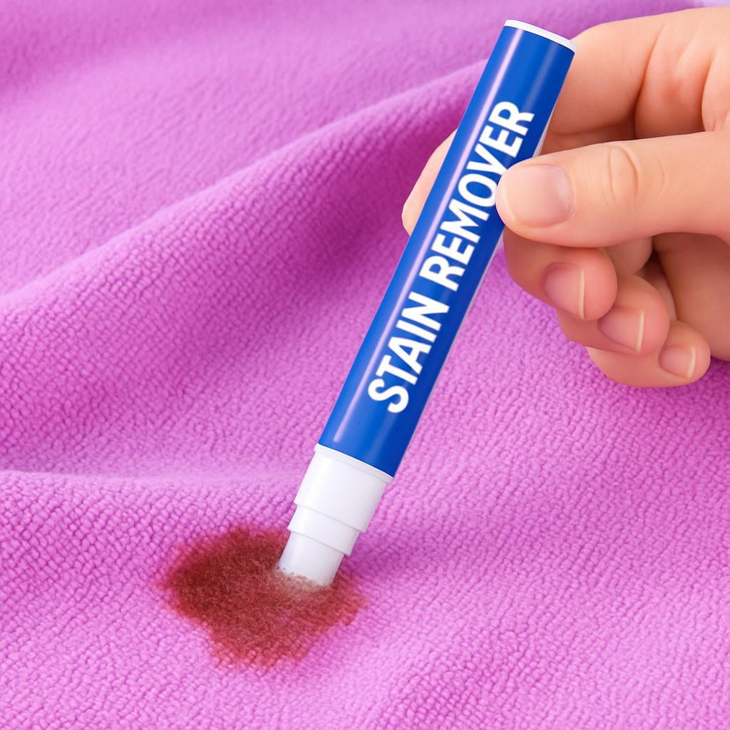 Eco-Friendly Stain Remover Pen with Blue Casing