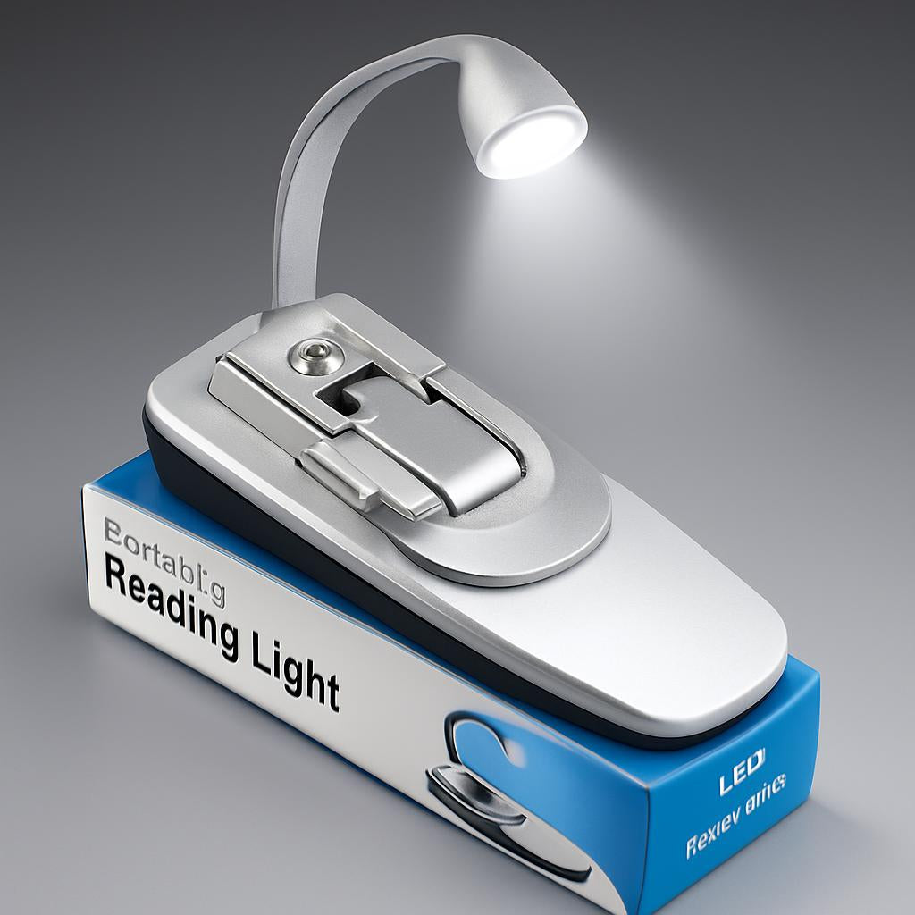 Energy-Efficient LED Clip-On Book Light for Comfortable Reading