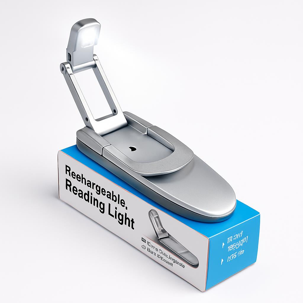 Energy-Efficient LED Clip-On Book Light for Comfortable Reading