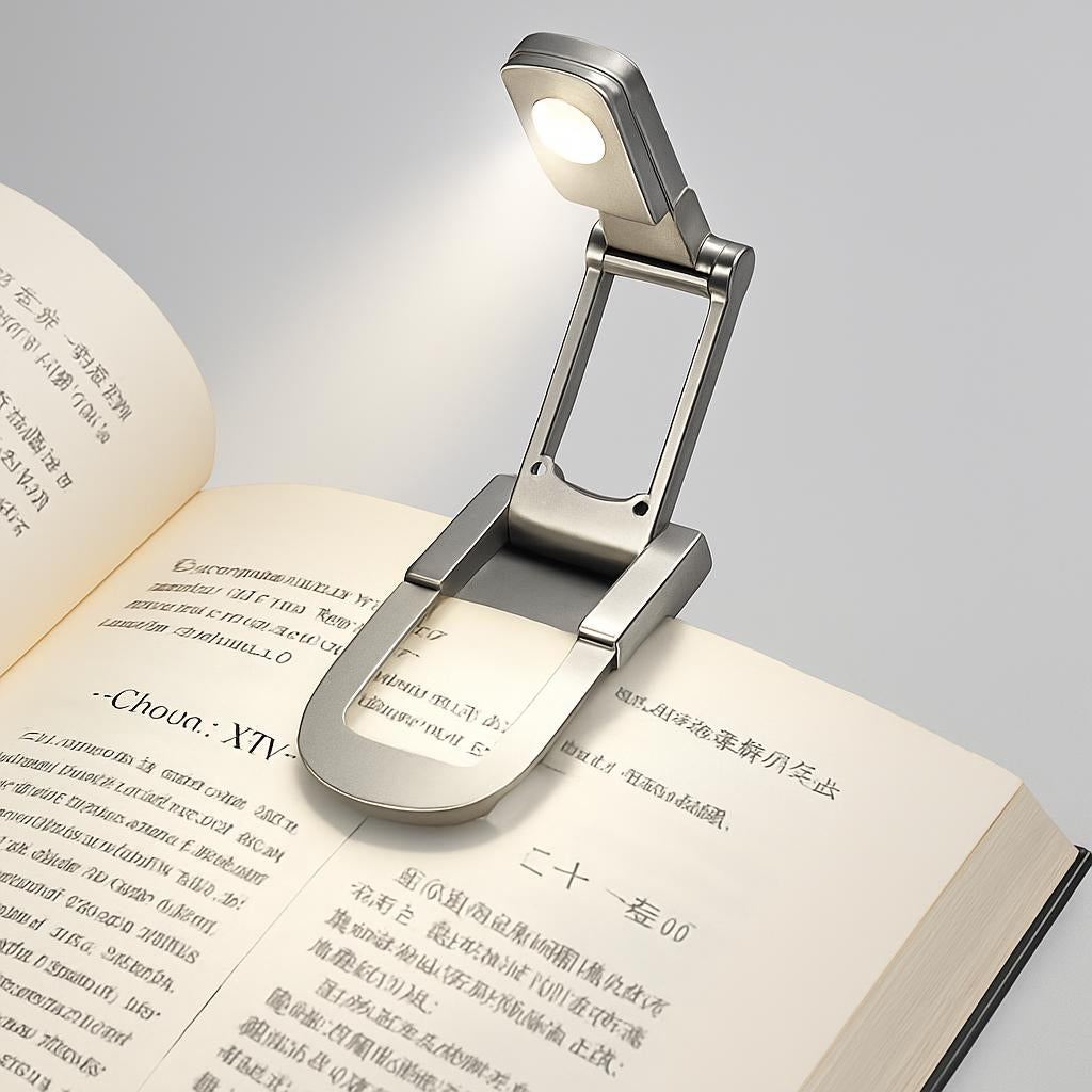 Energy-Efficient LED Clip-On Book Light for Comfortable Reading