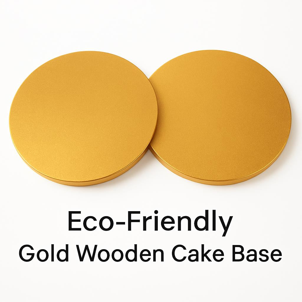 Gold Circular Eco-Friendly Coasters
