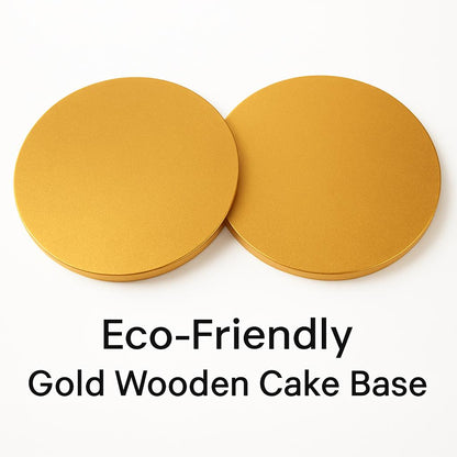 Gold Circular Eco-Friendly Coasters