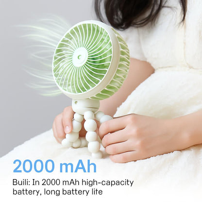 Portable Mini USB Charging Fan - Handheld & Stroller Friendly