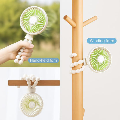 Portable Mini USB Charging Fan - Handheld & Stroller Friendly