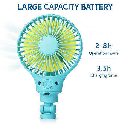 Portable Mini USB Charging Fan - Handheld & Stroller Friendly
