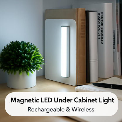 Magnetic LED Under Cabinet Light - Rechargeable & Wireless