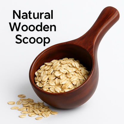 Natural Wooden Scoops for Kitchen & Bath - Eco-Friendly, Durable, Biodegradable