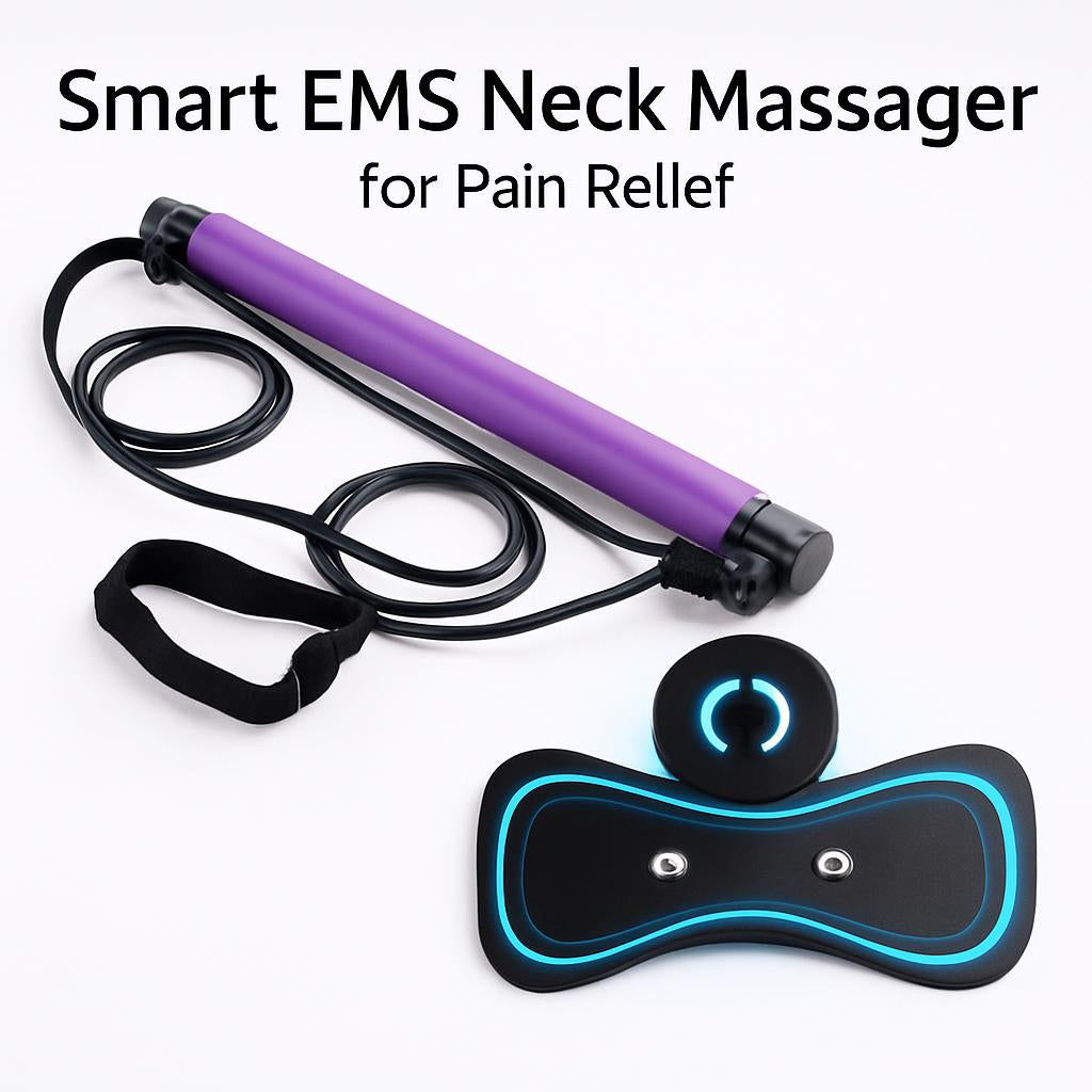 Smart EMS Neck Massager for Pain Relief