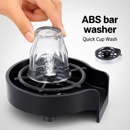 Quick Cup Wash ABS Bar Washer with Water-Saving Circular Spray