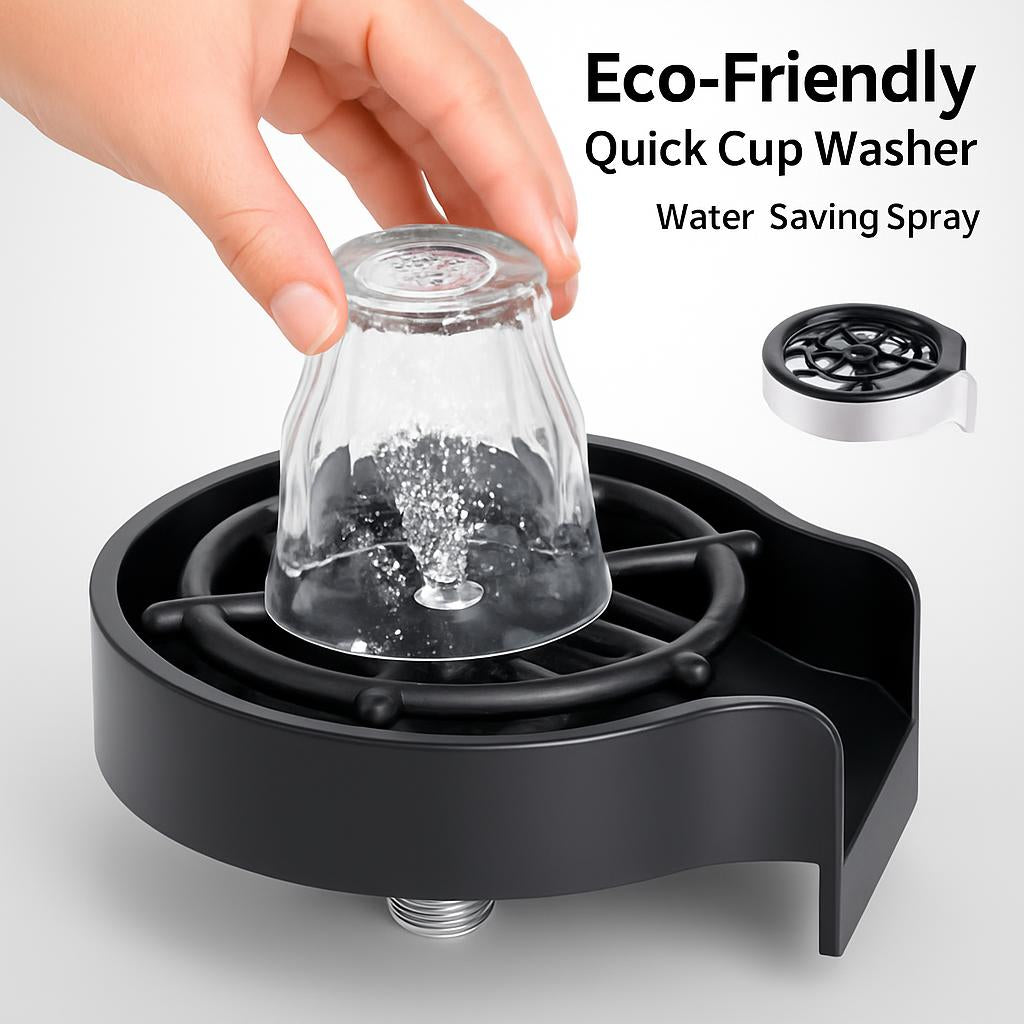 Eco-Friendly Quick Cup Washer with Water-Saving Spray