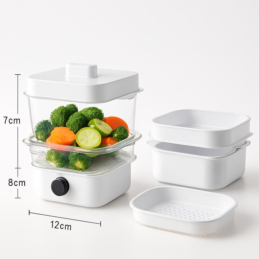 Eco-Friendly Multi-Layer Food Steamer & Storage Cover