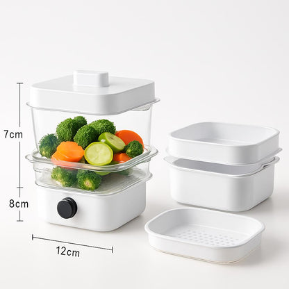 Eco-Friendly Multi-Layer Food Steamer & Storage Cover