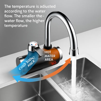 Instant Electric Water Heater Faucet - Energy Efficient, Water-Saving, Digital Display