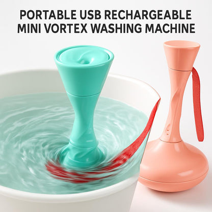 Portable USB Rechargeable Mini Vortex Washing Machine
