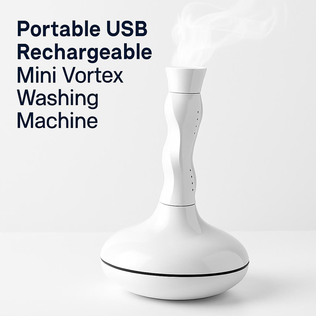 Portable USB Rechargeable Mini Vortex Washing Machine