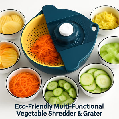 Eco-Friendly Multi-Functional Vegetable Shredder & Grater