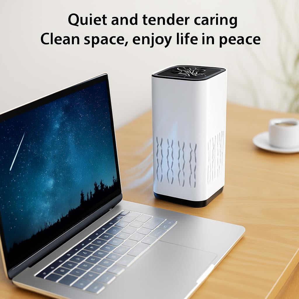 Compact Car Air Purifier - Enhance Air Quality On-the-Go