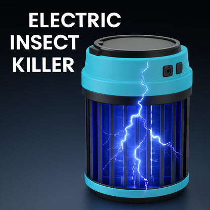 Solar-Powered LED Mosquito Killer Trap