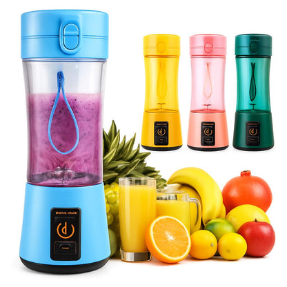 Portable multi-color blender for fresh drinks on-the-go