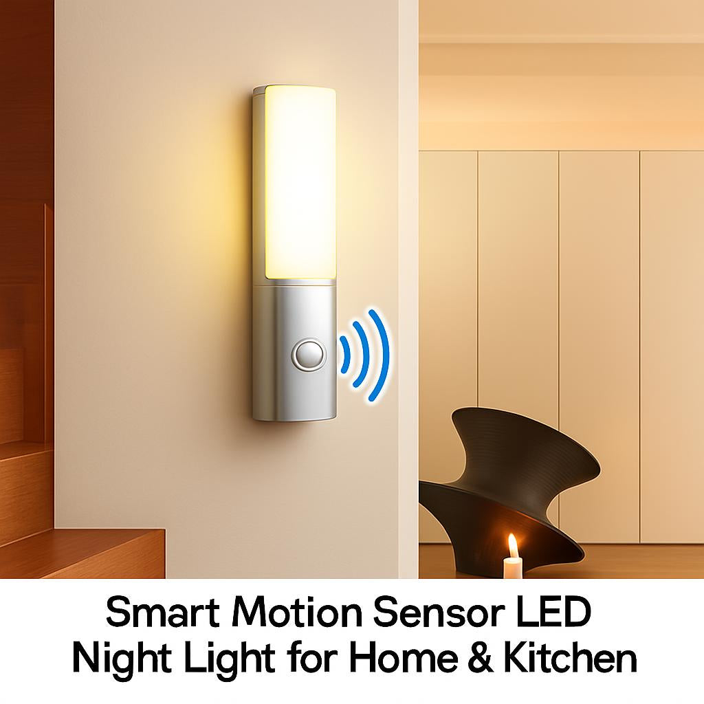 Smart Motion Sensor LED Night Light for Home & Kitchen