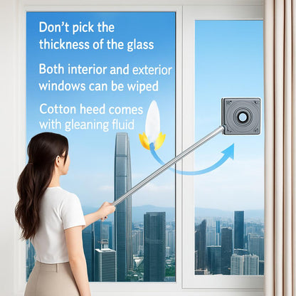 Eco-Friendly Double-Sided Glass Wiper for High Rise Windows