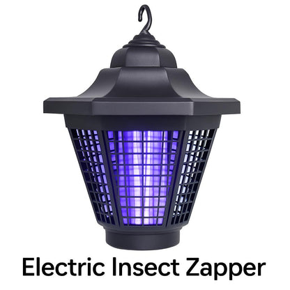 Eco-Friendly Outdoor Bug Zapper Lantern - Chemical-Free Pest Control