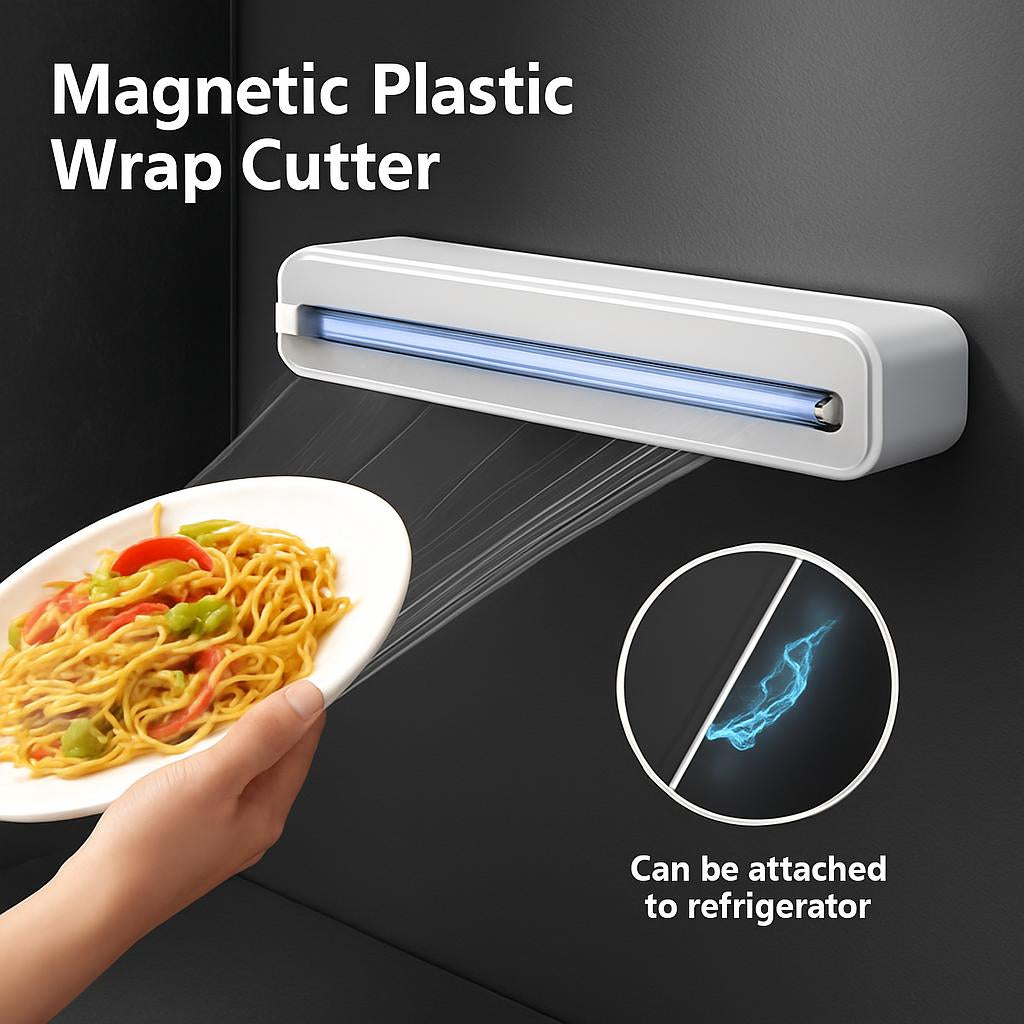 Magnetic Plastic Wrap Cutter - Eco-Friendly Kitchen Tool