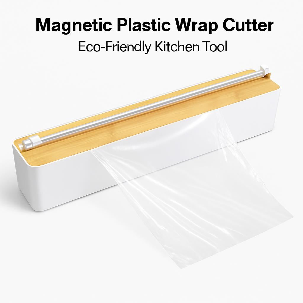 Magnetic Plastic Wrap Cutter - Eco-Friendly Kitchen Tool