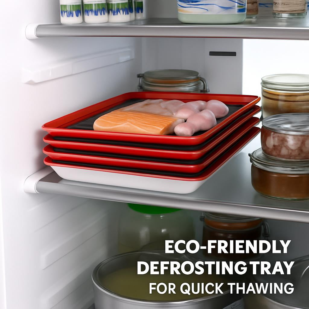 Eco-Friendly Defrosting Tray for Quick Thawing