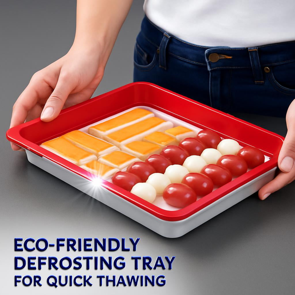 Eco-Friendly Defrosting Tray for Quick Thawing
