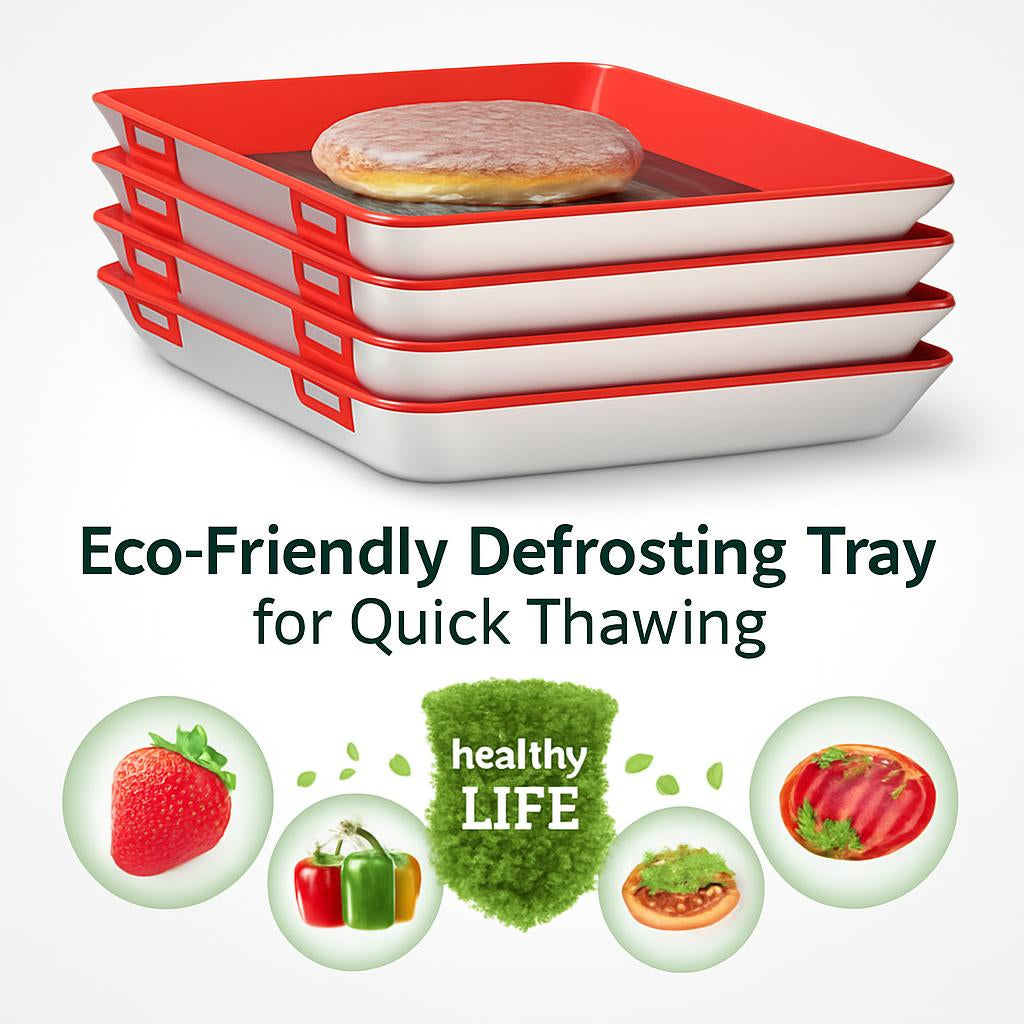 Eco-Friendly Defrosting Tray for Quick Thawing