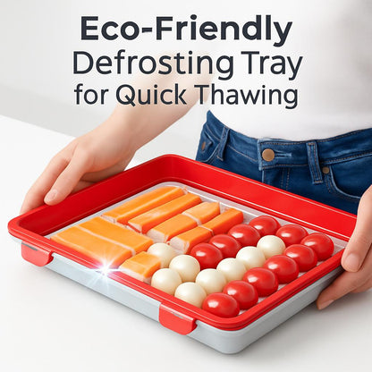 Eco-Friendly Defrosting Tray for Quick Thawing