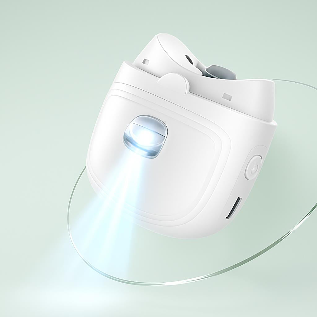 Ergonomic Electric Nail Clipper with Soft Light for Precision